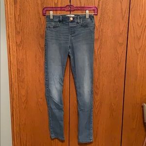 Blue denim jeggings from Abercrombie Kids